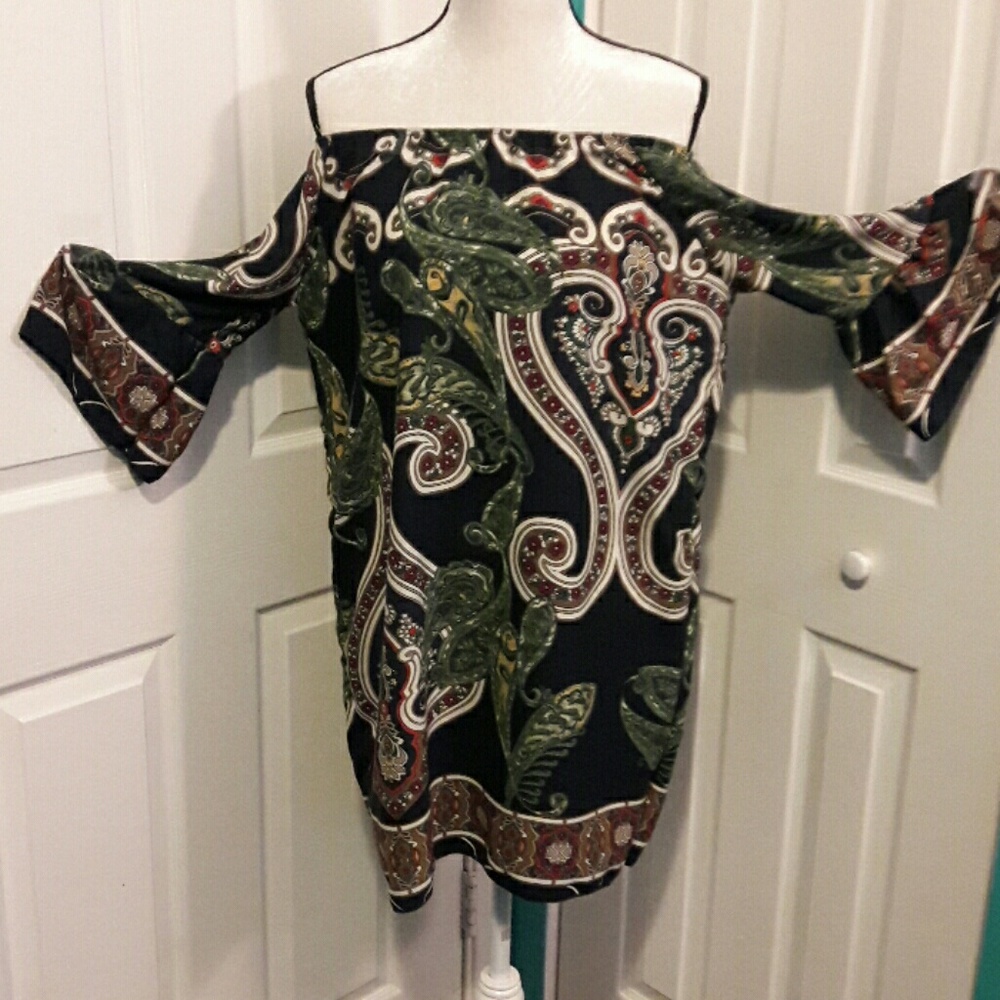 🆕NEW BLOSSOM PAISLEY PRINT VINTAGE STYLE DRESS - Picture 6 of 7