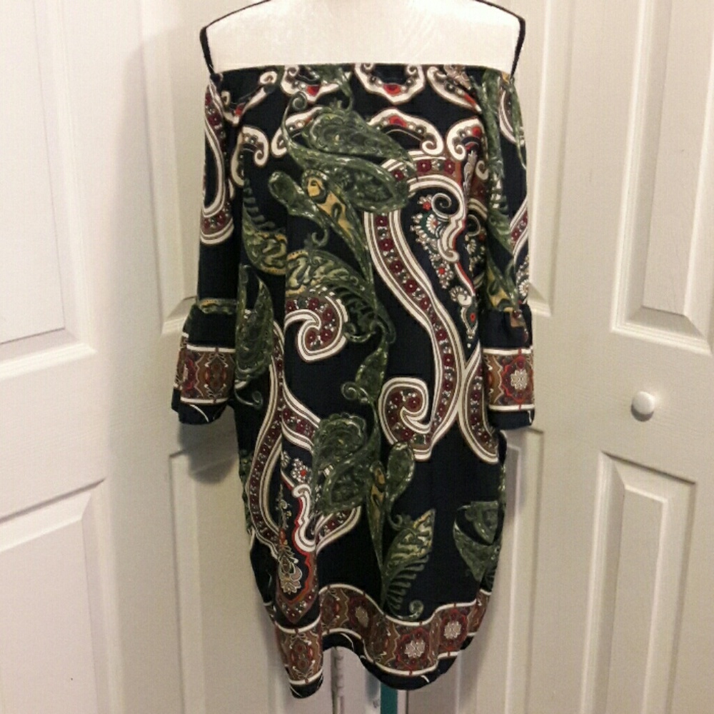 🆕NEW BLOSSOM PAISLEY PRINT VINTAGE STYLE DRESS - Picture 5 of 7
