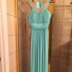 Turquoise summer dress