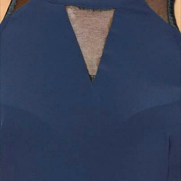 River Island Navy Shell Jumpsuit UK 8 / US 4 - Picture 3 of 4