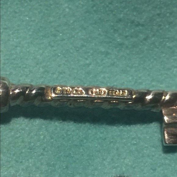 Tiffany Heart Twist/Rope Key Mint Condition - Picture 3 of 4
