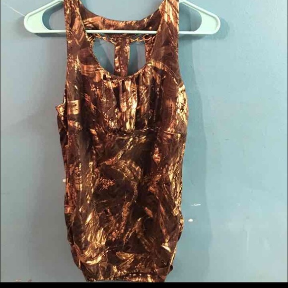 Shiny texture club / dress top - Picture 1 of 2