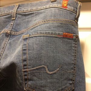 NWT 7 for all man kind medium wash jeans