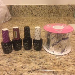 OPI gel color and removal wraps