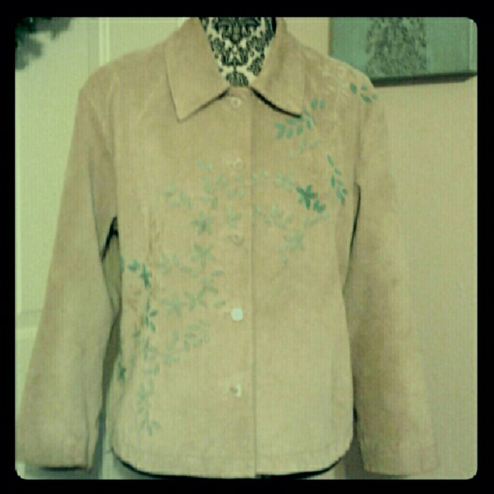 Gorgeous Coldwater Creek Leather Jacket