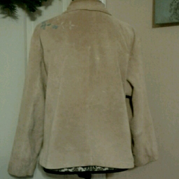 Gorgeous Coldwater Creek Leather Jacket - Picture 3 of 4