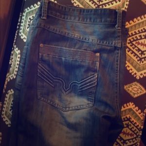 INC Men's Blue Jeans 40x32 Straight