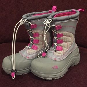 Youth North Face Winter Boots - Size 3