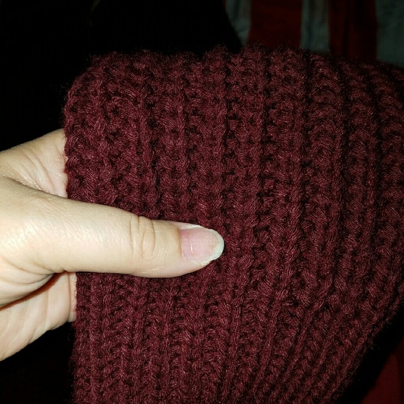 Burgandy Open Cardigan - Picture 2 of 2