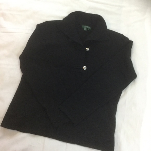 Lauren Ralph Lauren Sweaters - ❄️ Black Lambswool Lauren Button-up Turtleneck ❄️ Lauren Ralph Lauren Sweaters - ❄️ Black Lambswool Lauren Button-up Turtleneck ❄️