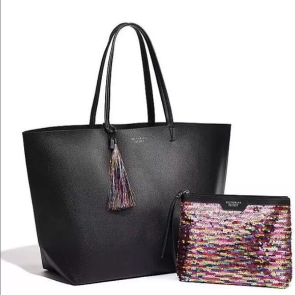 Brand new Victoria's Secret tote and clutch