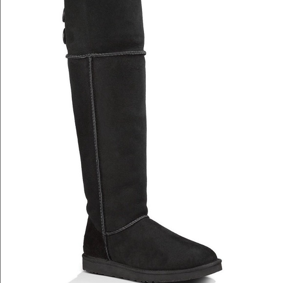 Ugg Bailey over the knee Ugg black boots size 7