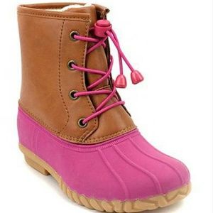 Little girls duck boots