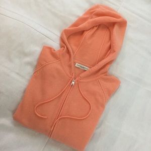 Banana Republic Tops - Orange Sherbet Cashmere Short Sleeved Hoodie Banana Republic Tops - Orange Sherbet Cashmere Short Sleeved Hoodie