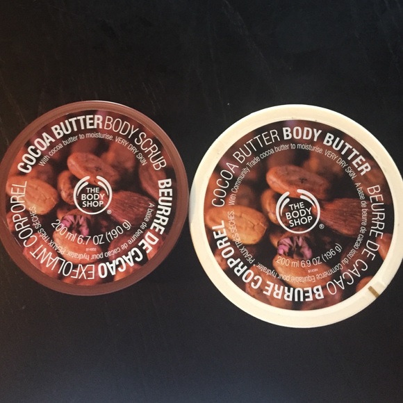 The Body Shop Body Scrub and Butter