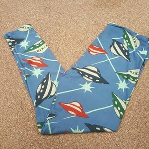 FINAL LuLaRoe De-Stash UFO Leggings TC HTF NWT