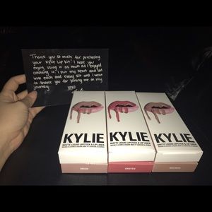 Kylie lip kit - maliboo, moon, kristen