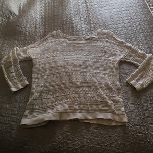 Loft lightweight sweater w/ buttons up the back. L