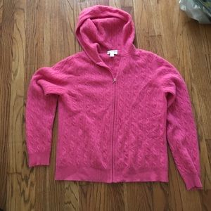 Charter Club 2 Ply Cashmere Hooded Sweater