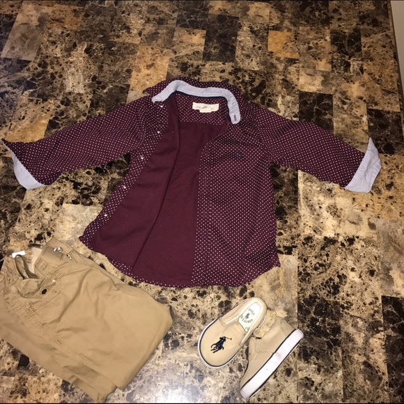 Beige Ralph Lauren slip on shoes size 4c - Picture 2 of 4