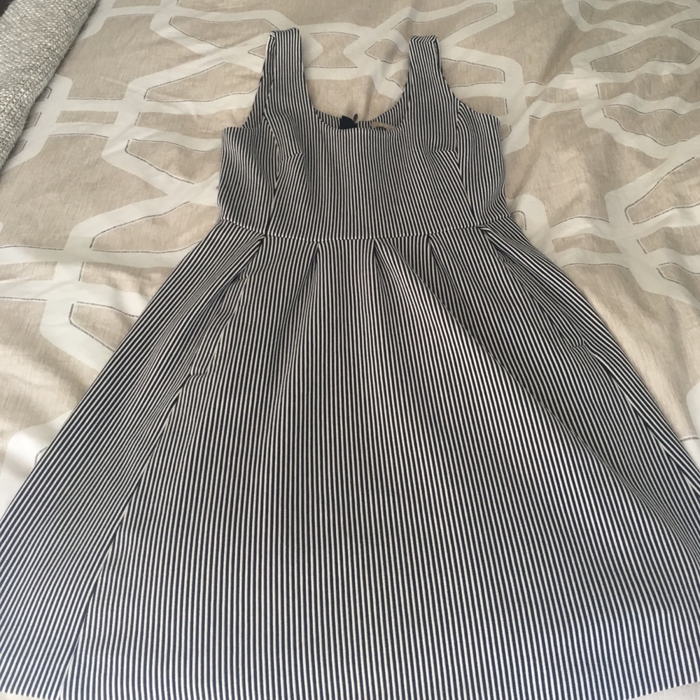 Banana Republic Navy and White stripped dress. 10.
