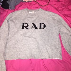 Womens RAD half sweatshirt