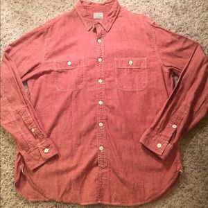 J. Crew Button down Workshirt - Large