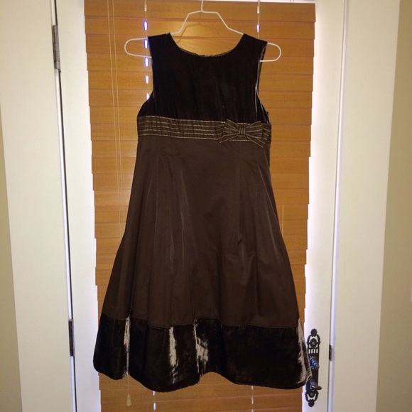 Girls Gymboree chocolate long dress