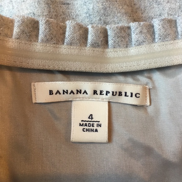 Banana Republic gray wool strapless dress - Picture 4 of 4