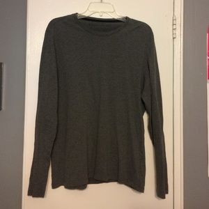 Gray Banana Republic Long Sleeve Tee