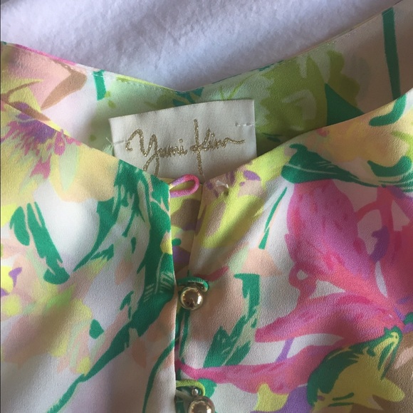 Yumi Kim silk floral top ❤️ small - Picture 2 of 3