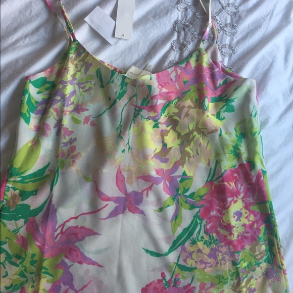 Yumi Kim silk floral top ❤️ small - Picture 3 of 3