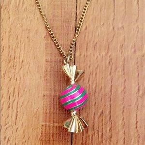 Pink and green candy pendant
