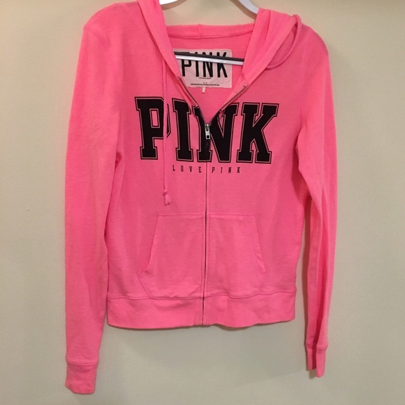 VS PINK zip up sweatshirt