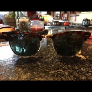 Rayban Clubmaster Tortoise Sunglasses