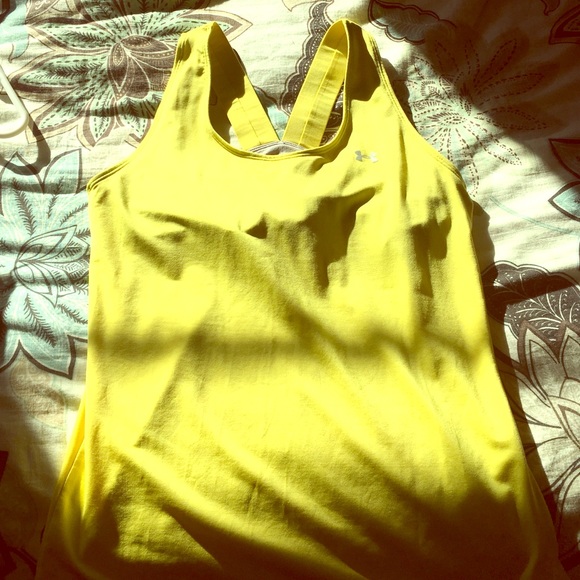 Under Armour Yellow workout top