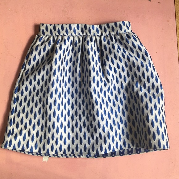 Alice + Olivia Tear Drop Pattern Skirt
