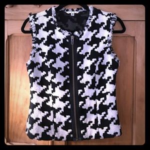 Cabi Houndstooth Vest Size XS