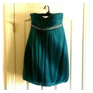 Little blue cocktail dress