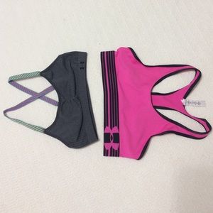 Girls sports bras. Selling both for cheap!