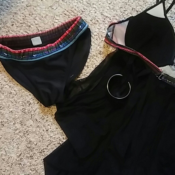 Cute cover up swim suite set - Picture 2 of 4