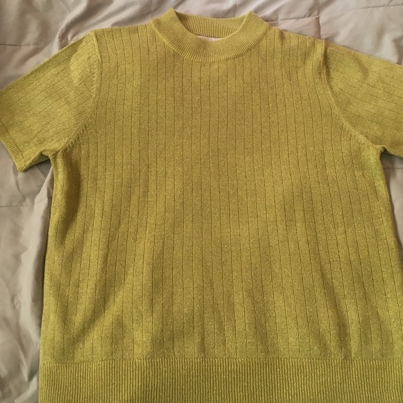 Womens medium Sag Harbor top very soft NWOT green