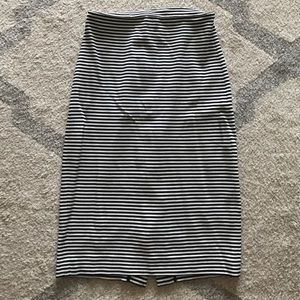Banana Republic striped pencil skirt