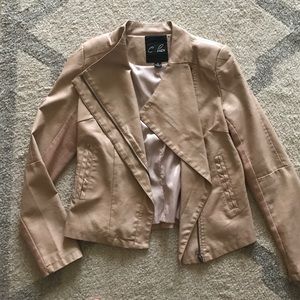 Faux leather jacket