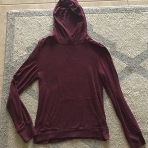 PacSun burgundy hoodie