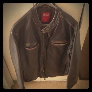 Levi's leather coat