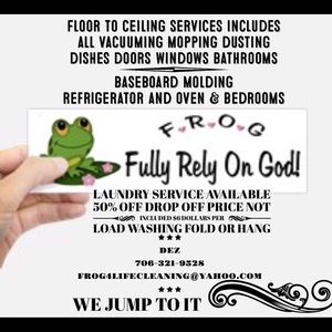 Frog 4 life cleaning services