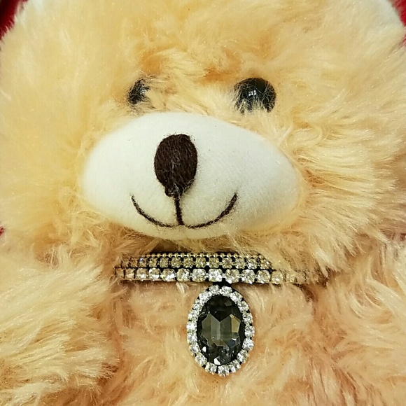 Elegant Choker Rhinestones diamond/ Smoke grey - Picture 2 of 4