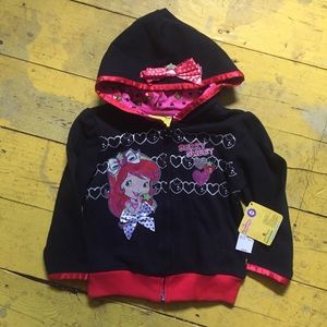 Girls Strawberry Shortcake Hoodie