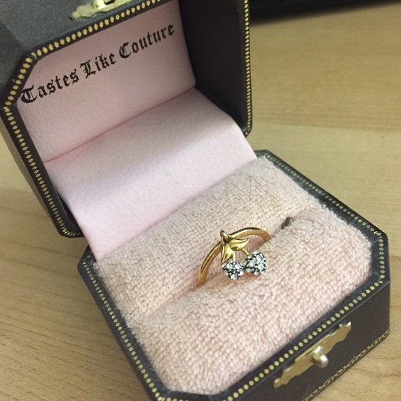 Juicy Couture Ring with dangly cherry accent